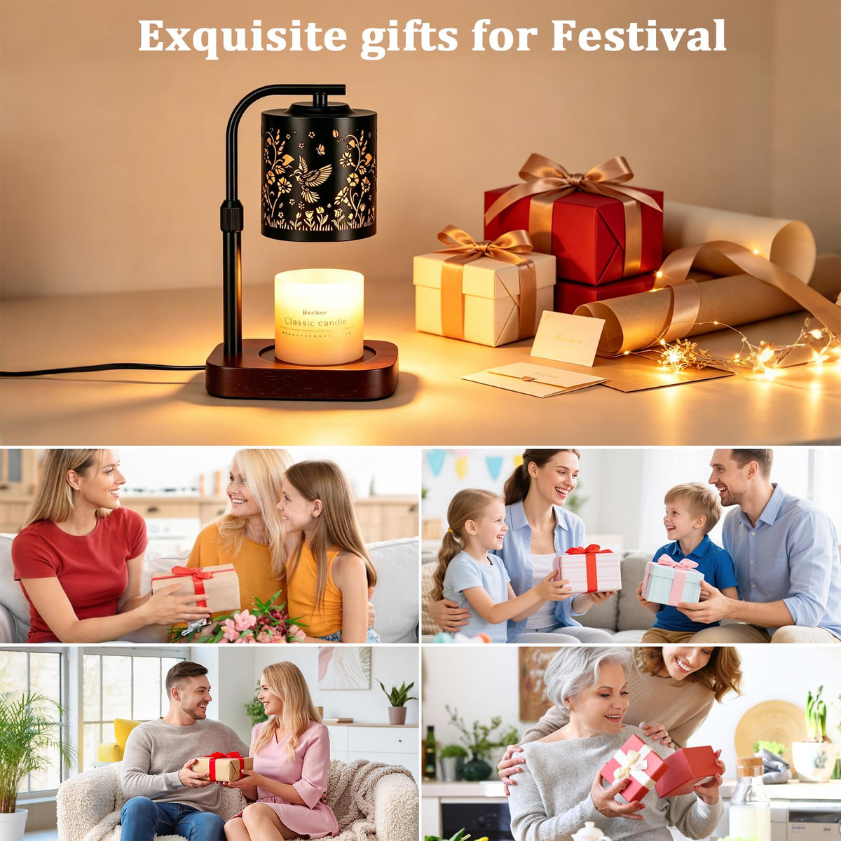 Candle Warmer Lamp with Timer & Dimmer A811