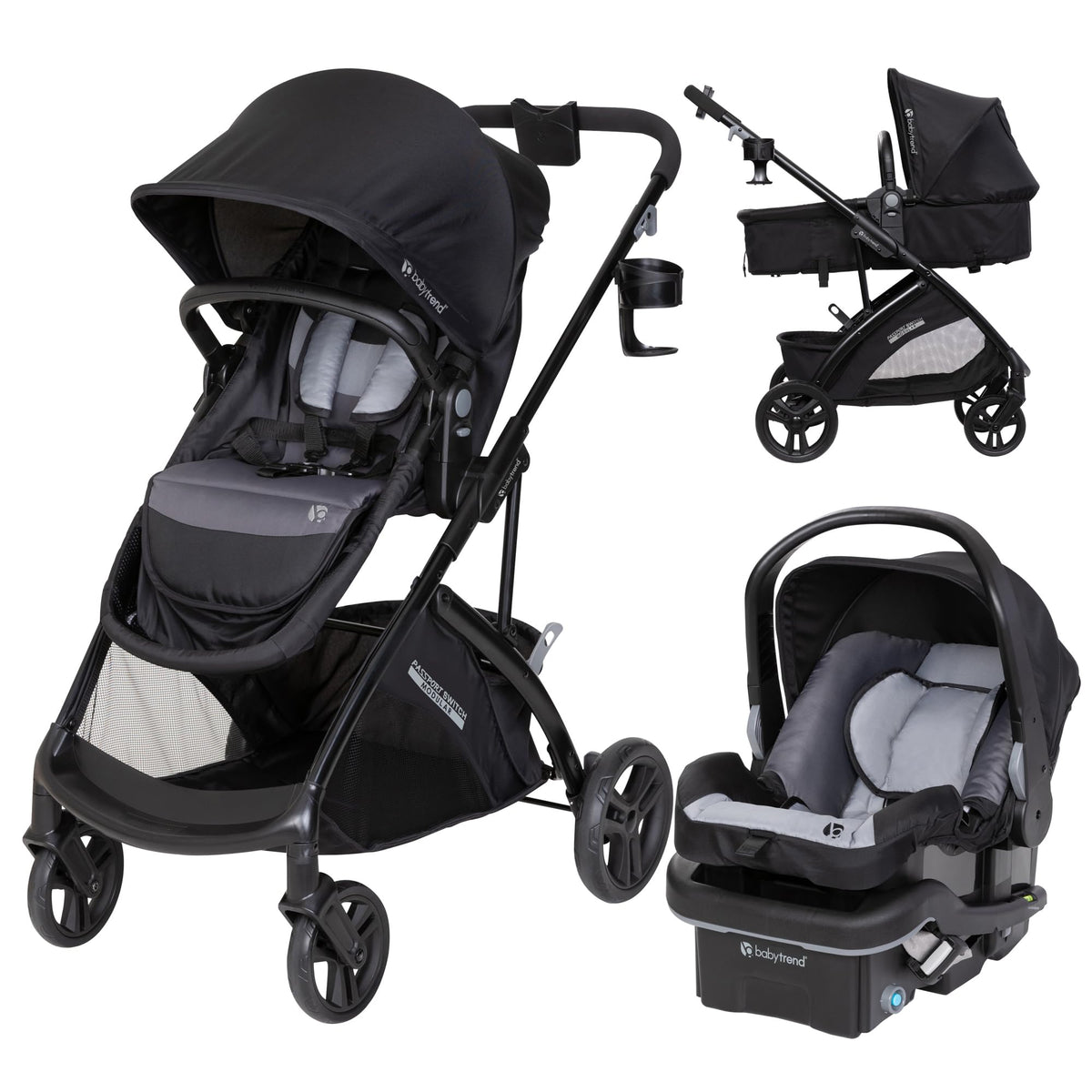6-in-1 Modular Stroller Travel System with Infant Car Seat I90184