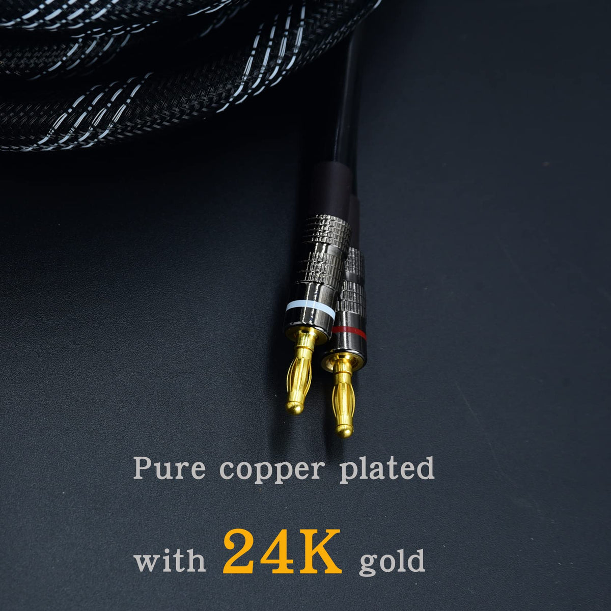 10ft 12awg Braided Speaker Cable R5191