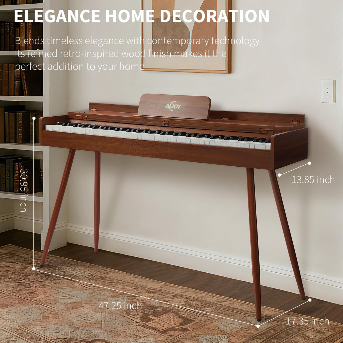 88-key Weighted Hammer-Action Digital Piano T5580