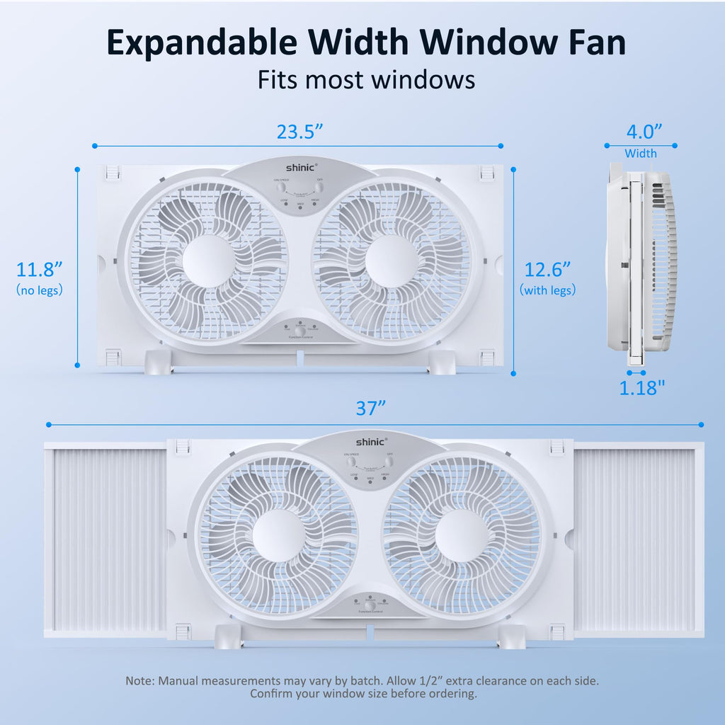 9" Reversible 3-Speed Window Fan G706472