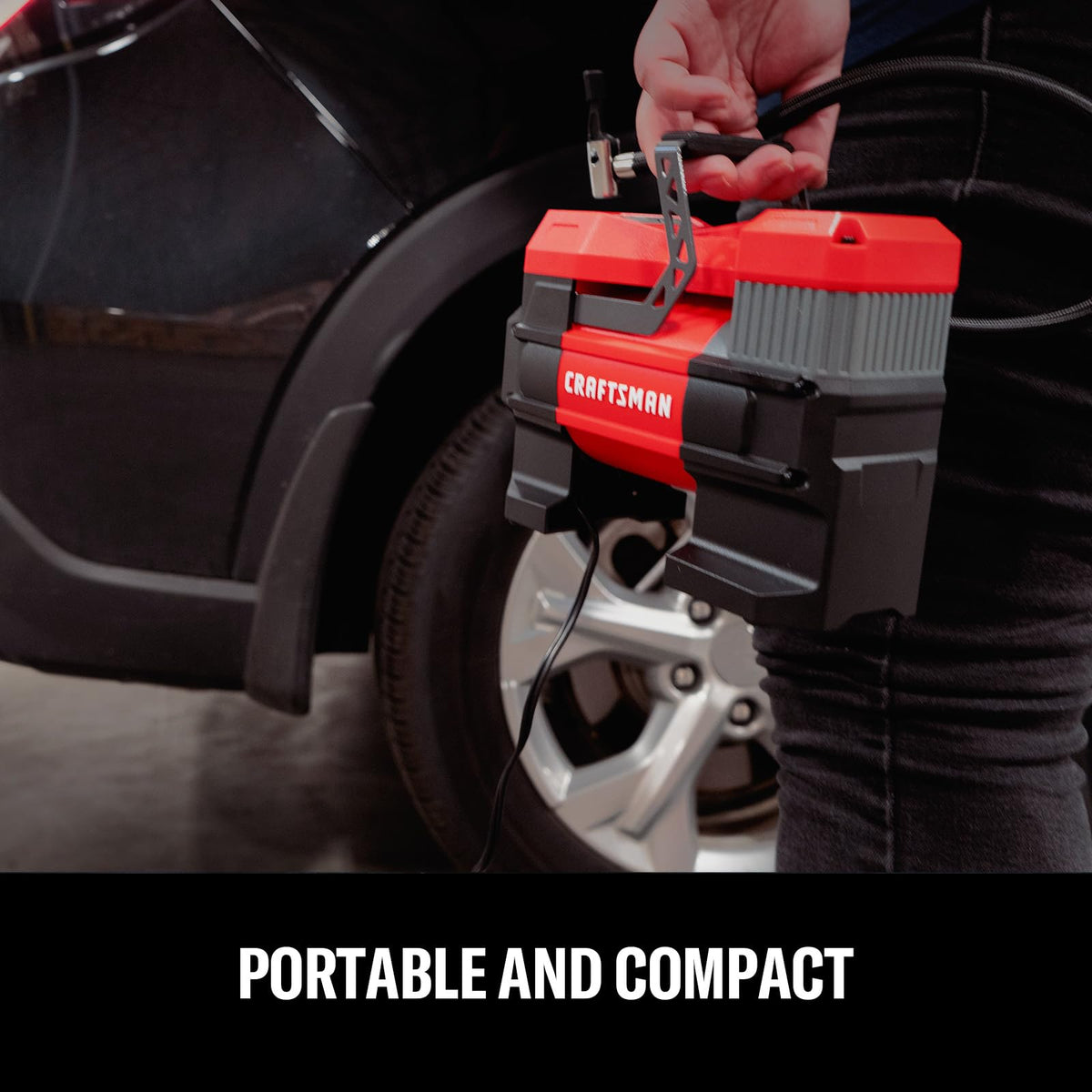 Portable 12V Tire Inflator with Digital Gauge A3310