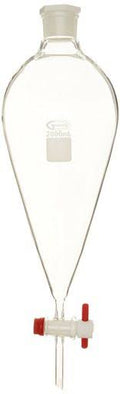 Glass Conical Separatory Funnel with PTFE Stopcock Q3168