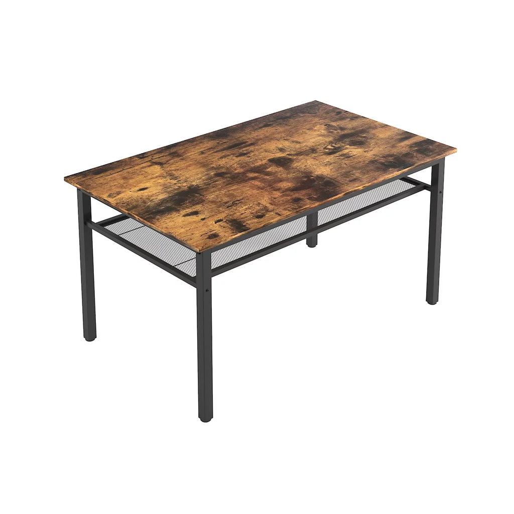 3 Piece Dining Table Set with 2 Benches F603297