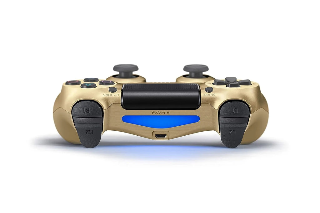 Gold Blue Wireless Controller Bundle with Charging Cable C4578