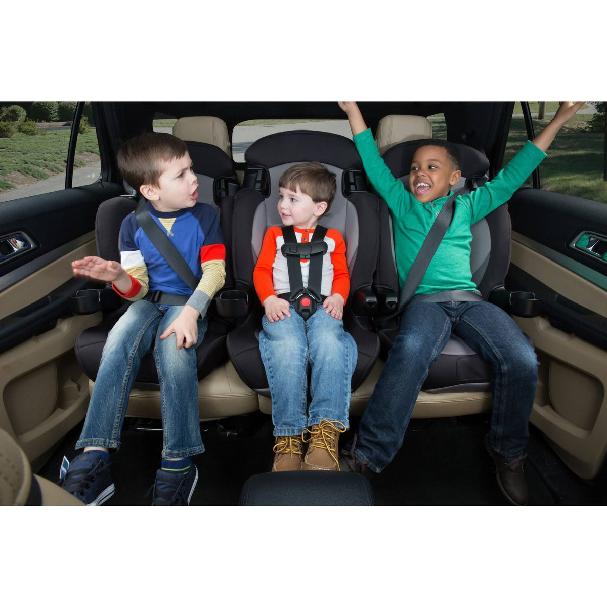 2 in 1 Booster Car Seat Sport Blue Q38452