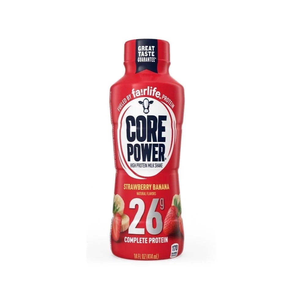 Strawberry Banana Protein Shake, 14 Fluid Ounce (Pack of 10) F43139