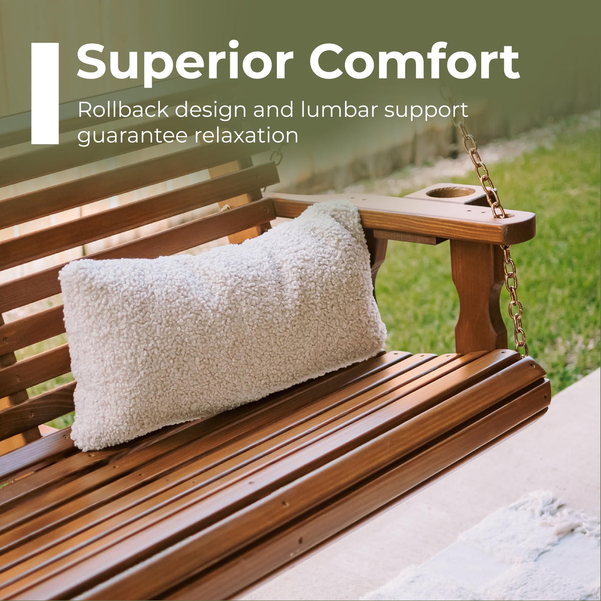 Heavy Duty 700 Lb Capacity Porch Swing X712