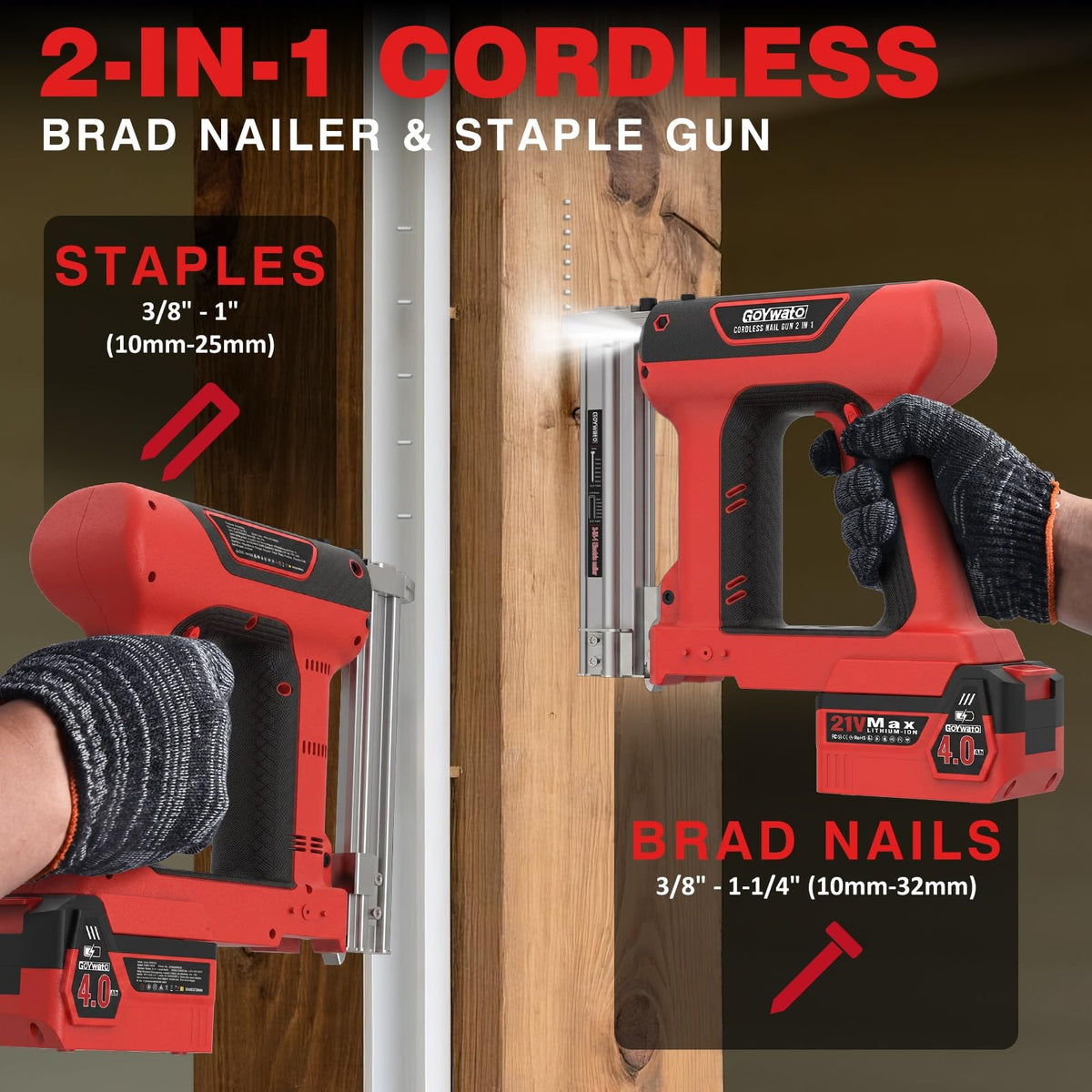 18GA Cordless Stapler Gun D820929