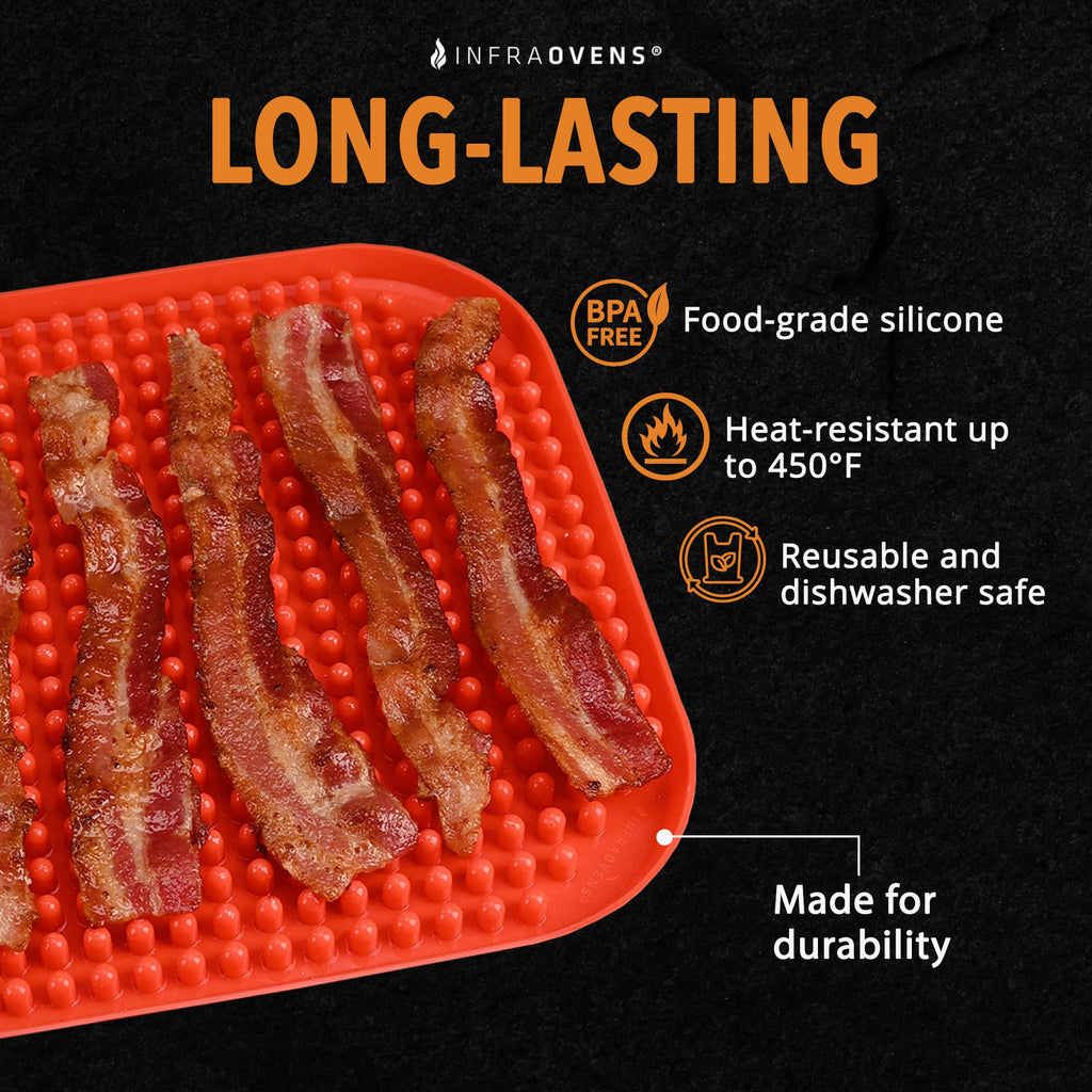 Reusable Silicone & Fiberglass Air Fryer Liners T139909
