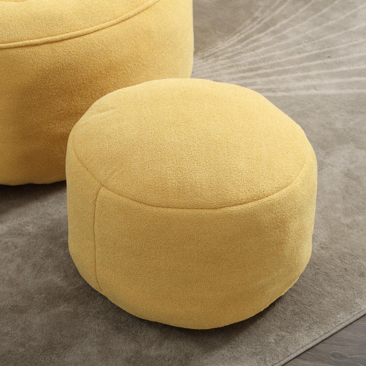 Microfiber Bean Bag Chair with Footrest S1999