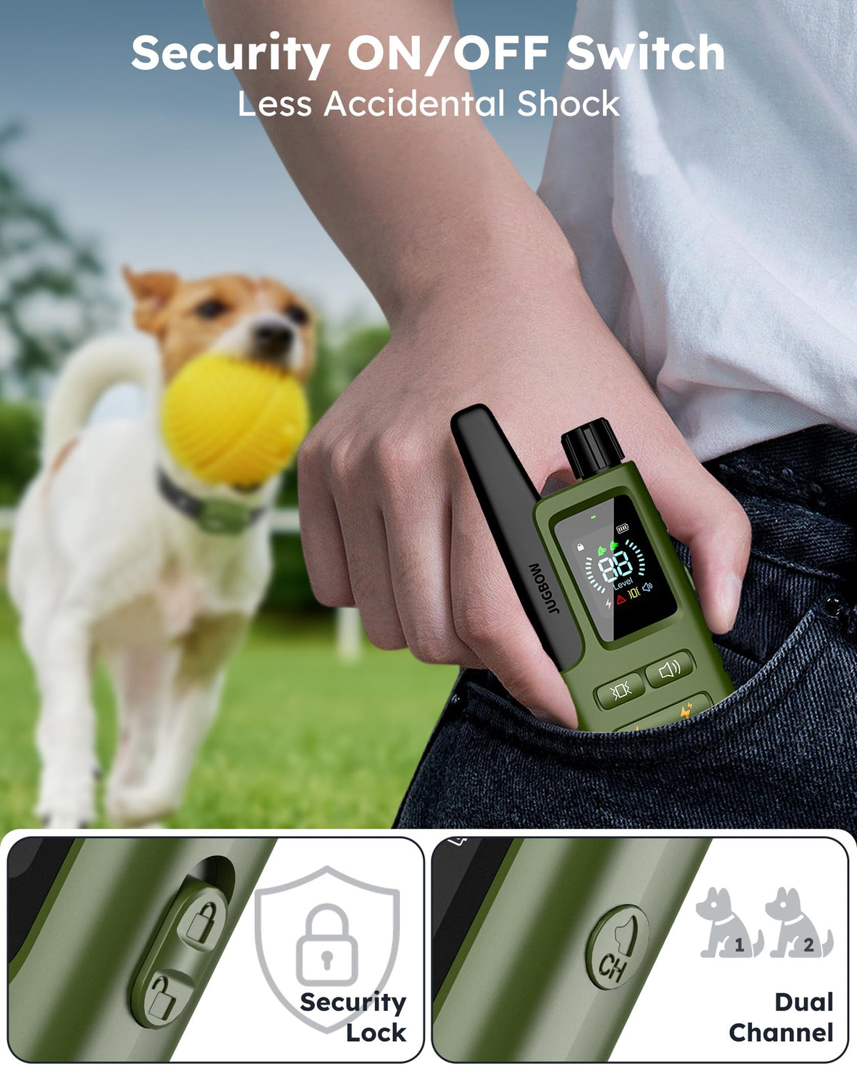 2 Dogs Shock Collar with Remote N31200