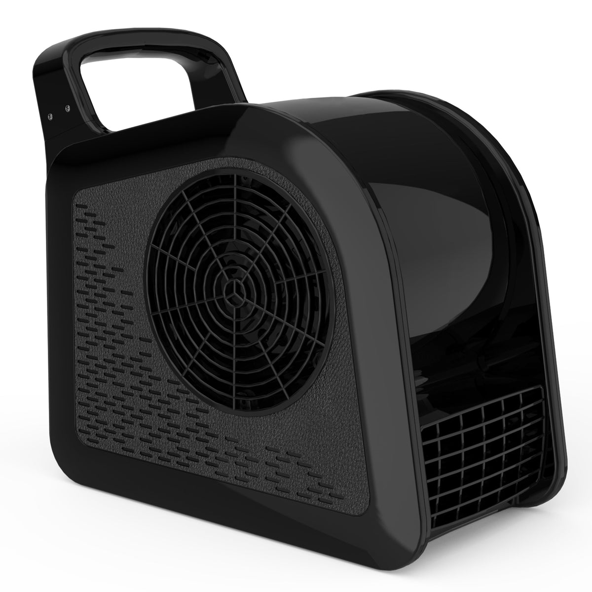 Portable High Velocity Floor Fan with 3 Speeds, Black W808533