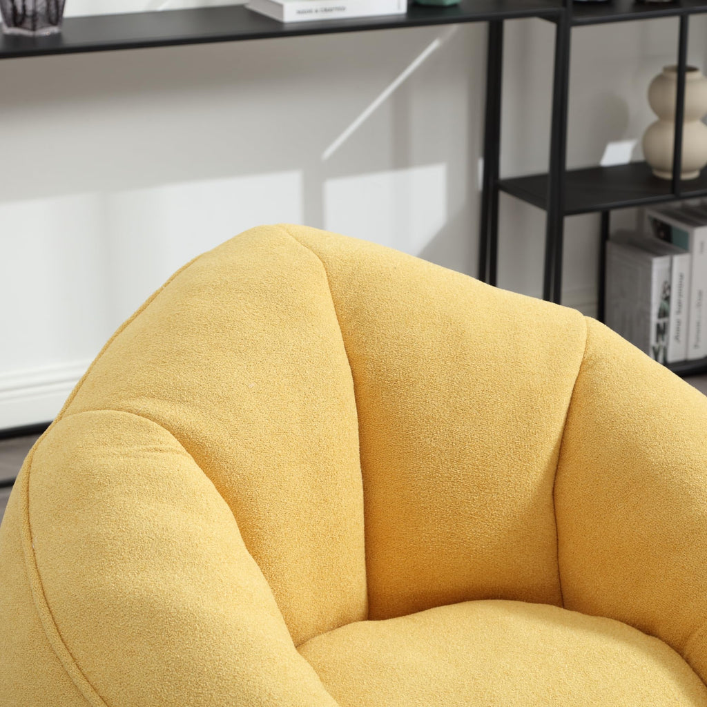 Microfiber Bean Bag Chair with Footrest S1999