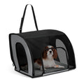 Dog Car Seat, Medium, Gray/Black Q64899