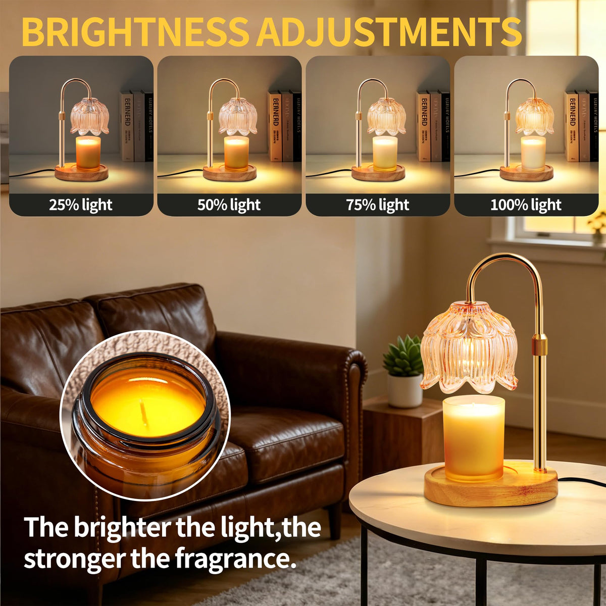 Candle Warmer Lamp with Timer D860870