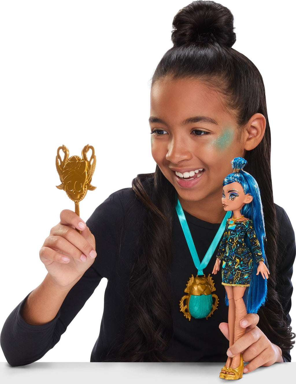 Doll & Accessories Beauty Kit with Tattoos, Stickers & Necklace S106