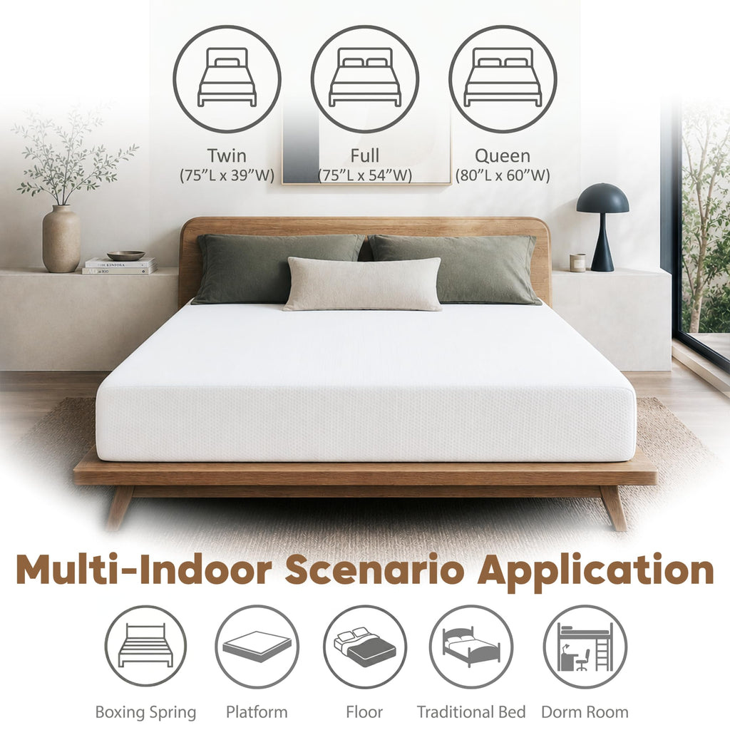 6 Inch Memory Foam Twin Mattress L555
