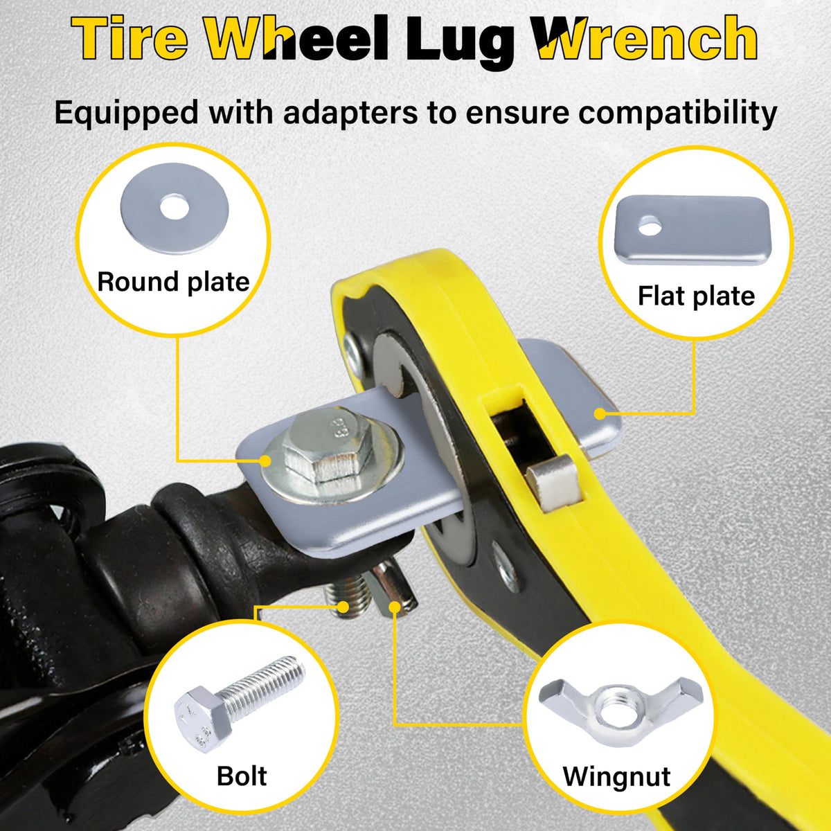 Car Jack Ratchet Wrench O5802