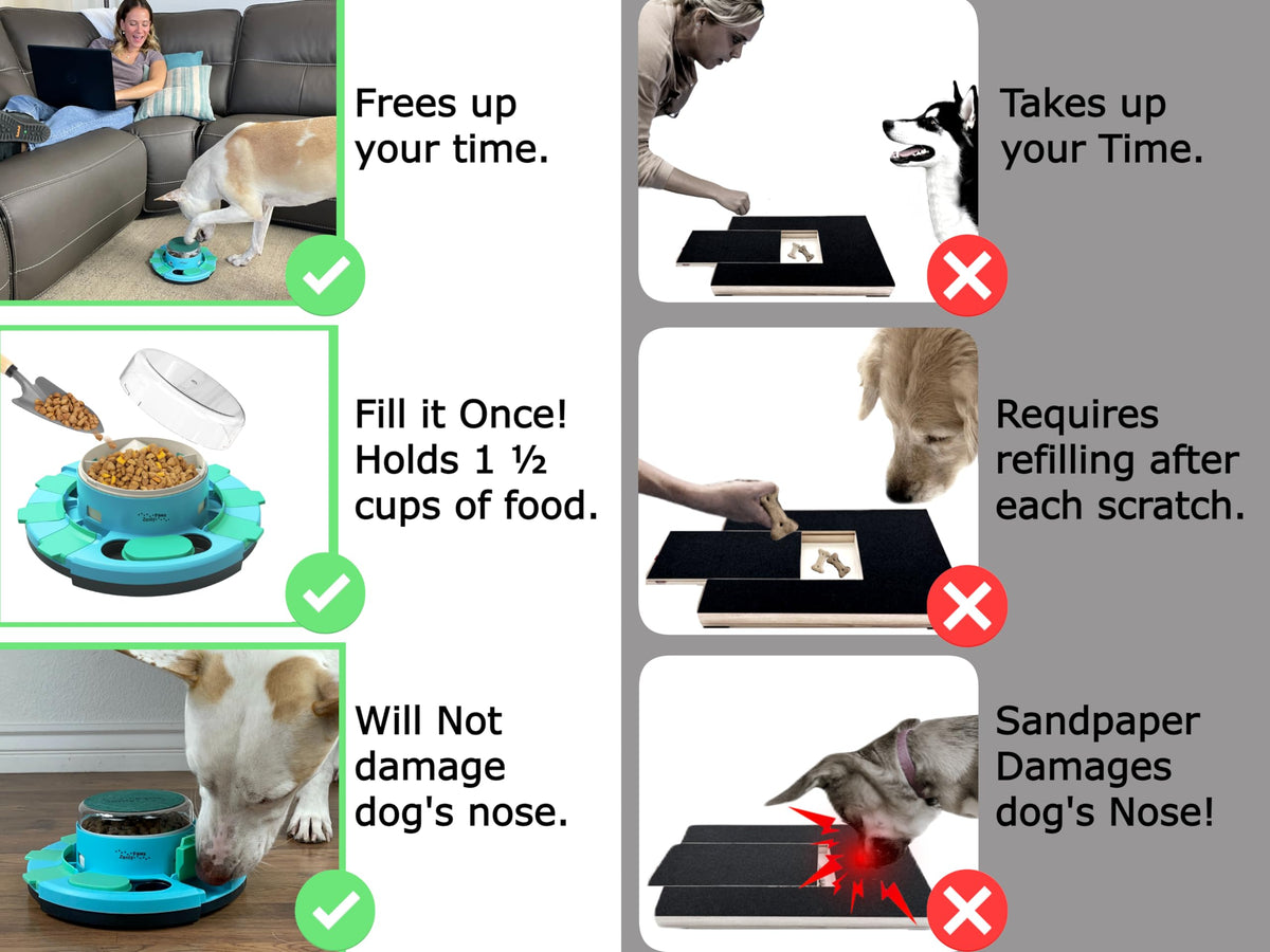 Dog Nail Scratch Board with Treat Dispenser G6697