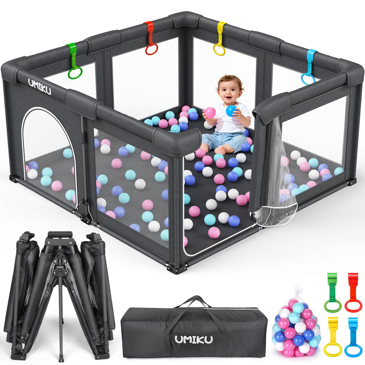 Foldable Baby Playpen 50X50 Q391