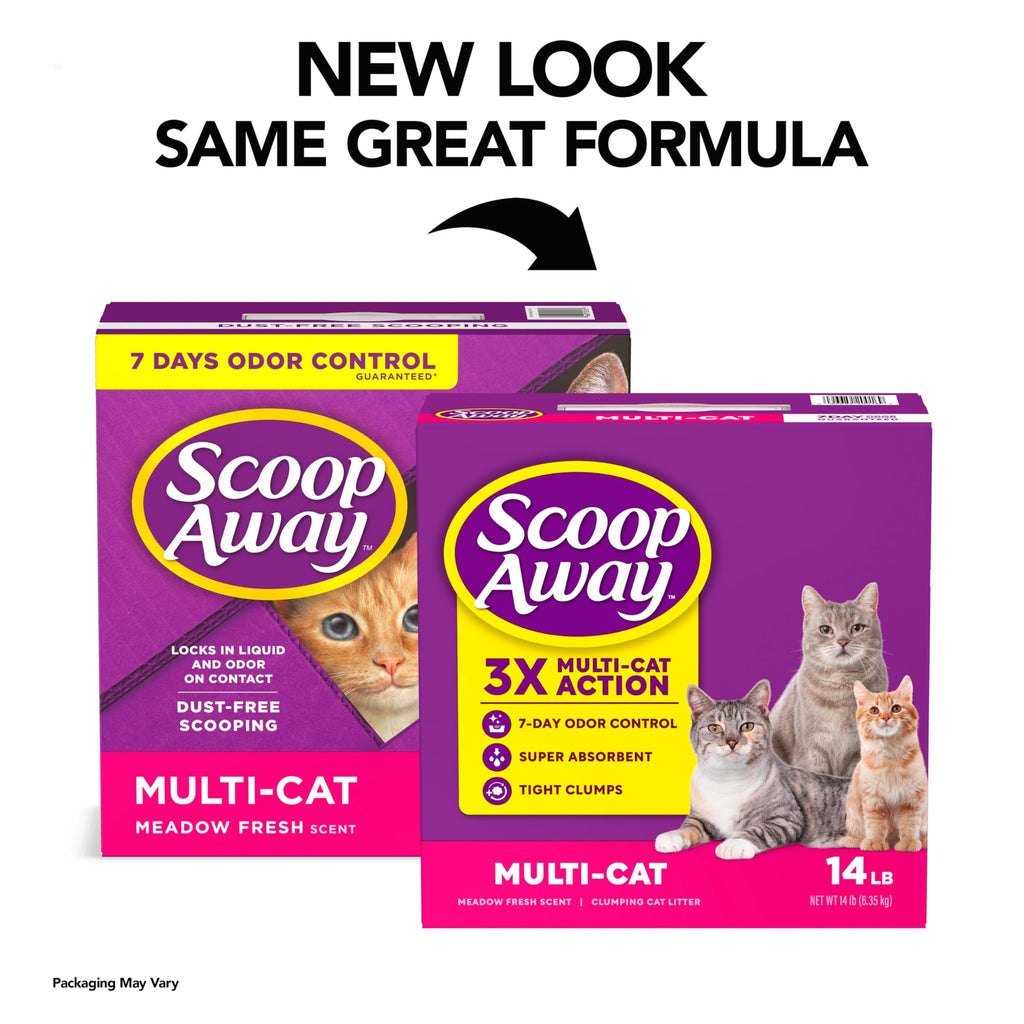 Multi Cat Litter Meadow Fresh Scent 14 lb U9624