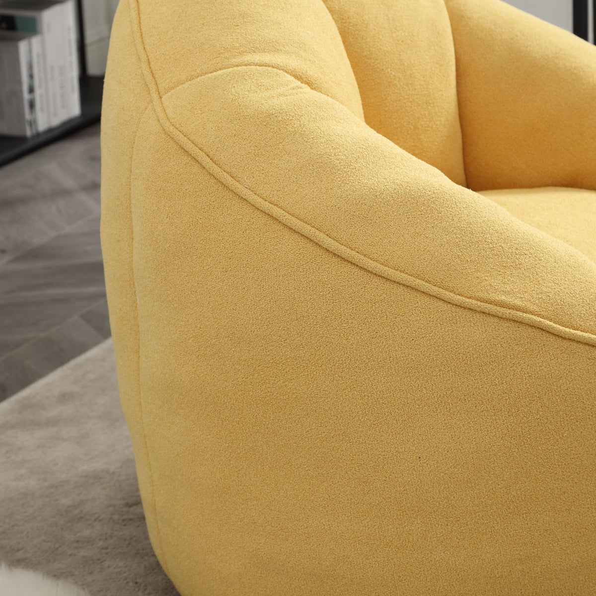 Microfiber Bean Bag Chair with Footrest S1999
