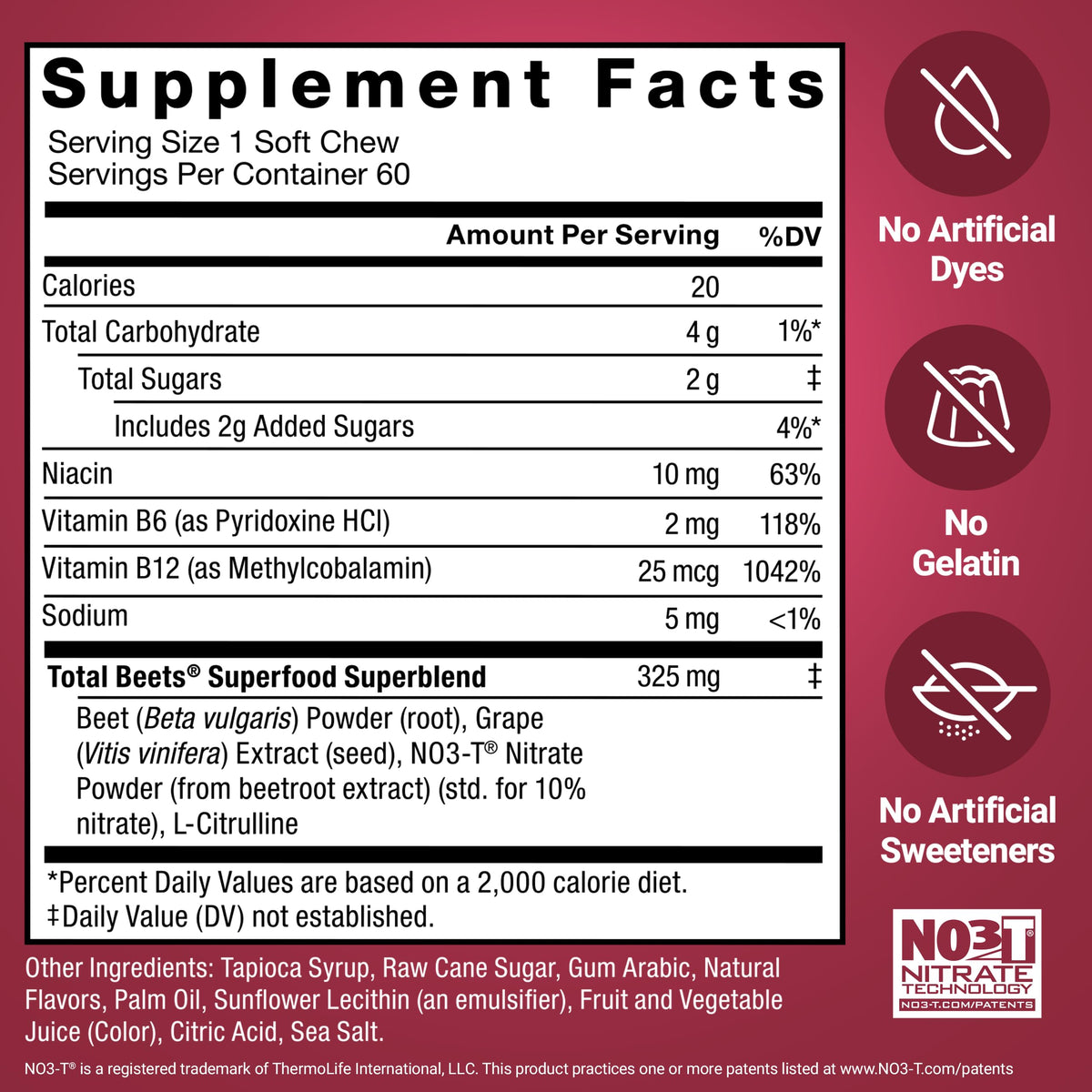 Beetroot Soft Chews M725977