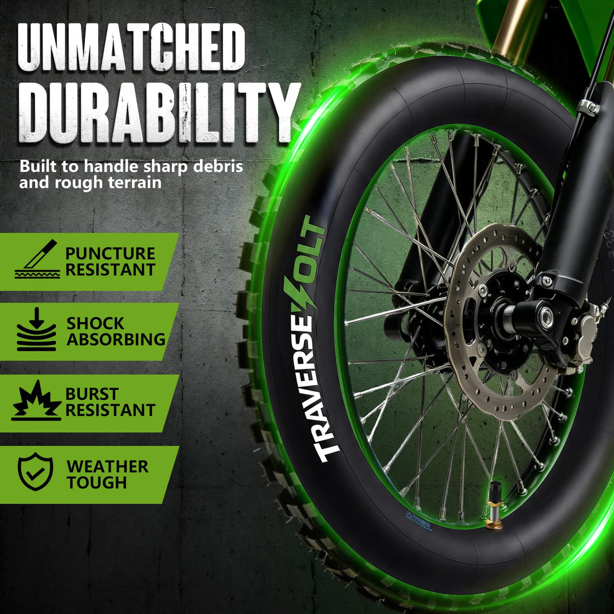 2 Pack 17" Dirt Bike Inner Tubes X3772