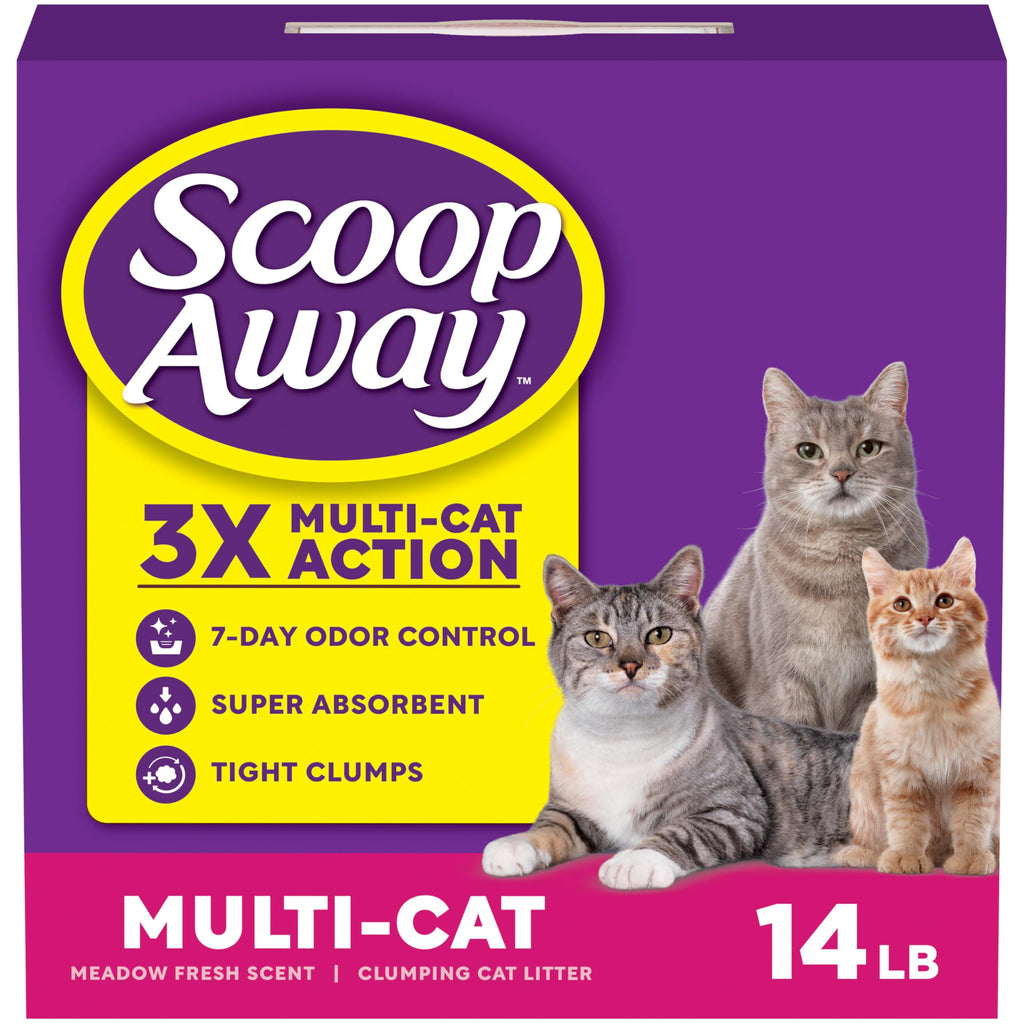 Multi Cat Litter Meadow Fresh Scent 14 lb U9624