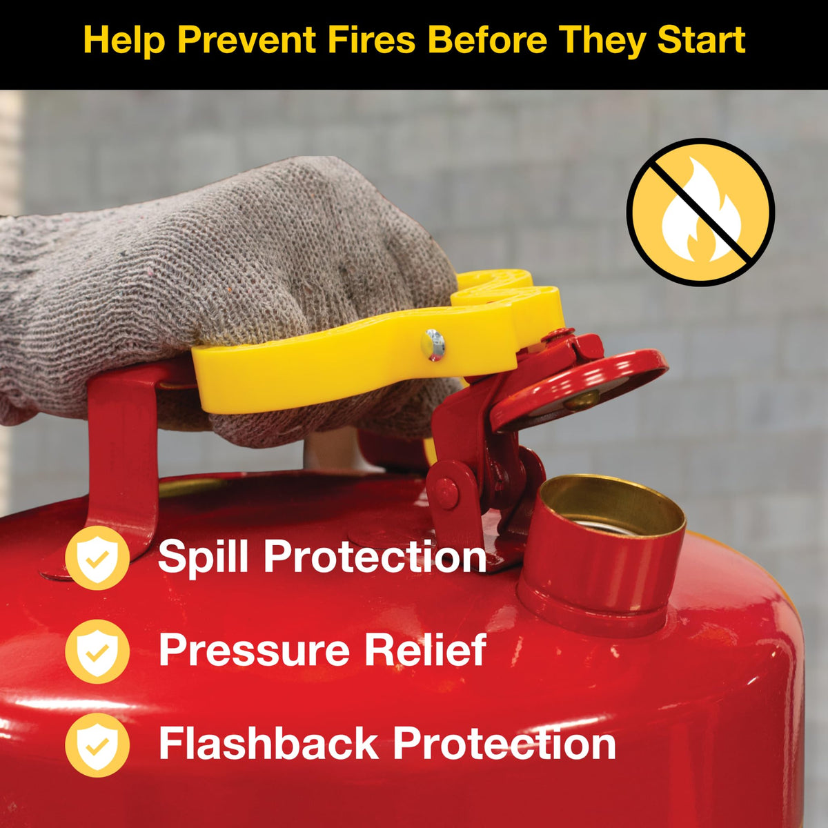 5 Gallon Type I Red Safety Gas Can R96677