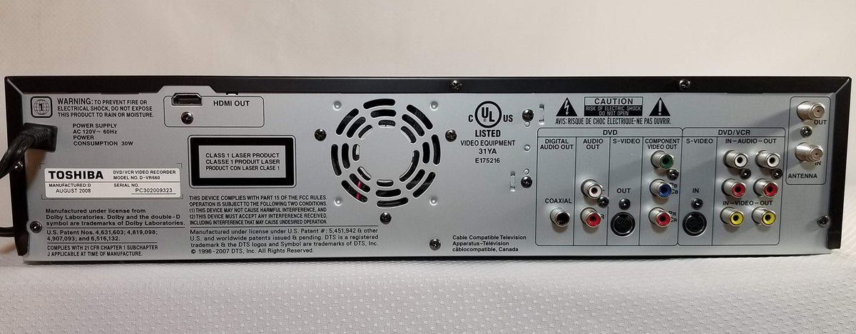 1080p Upconverting VHS DVD Recorder A815