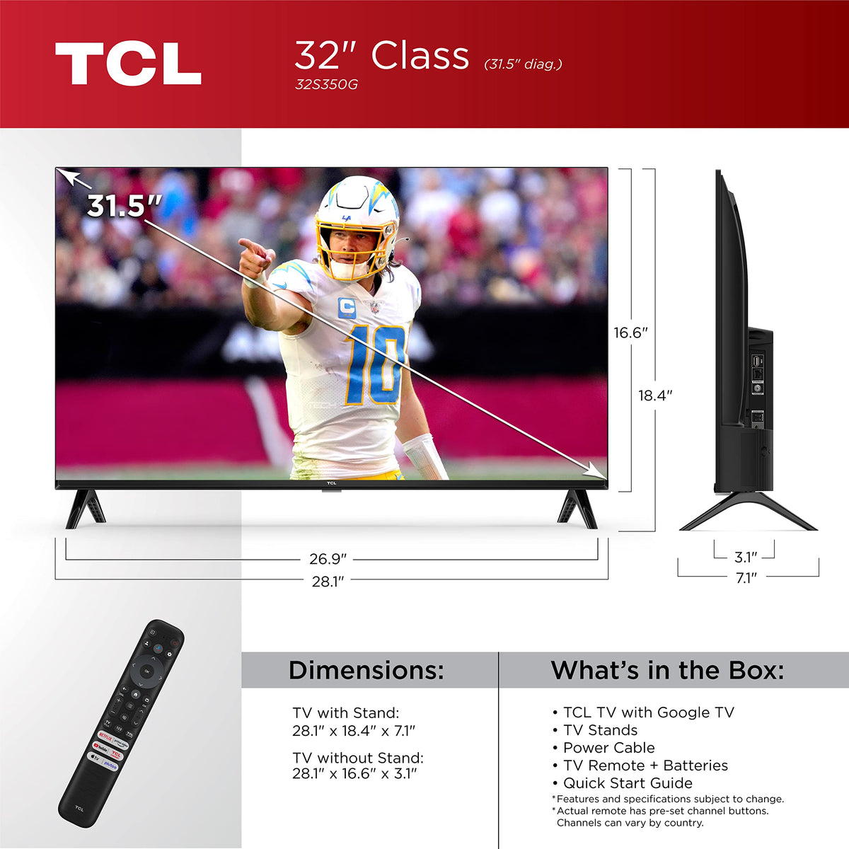 32-Inch 1080p LED Smart TV G62255