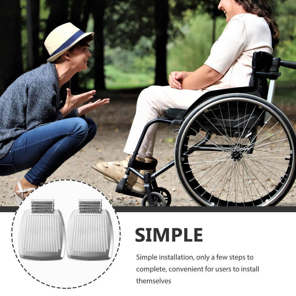 Heavy Duty Wheelchair Pedal Replacement Pair V250