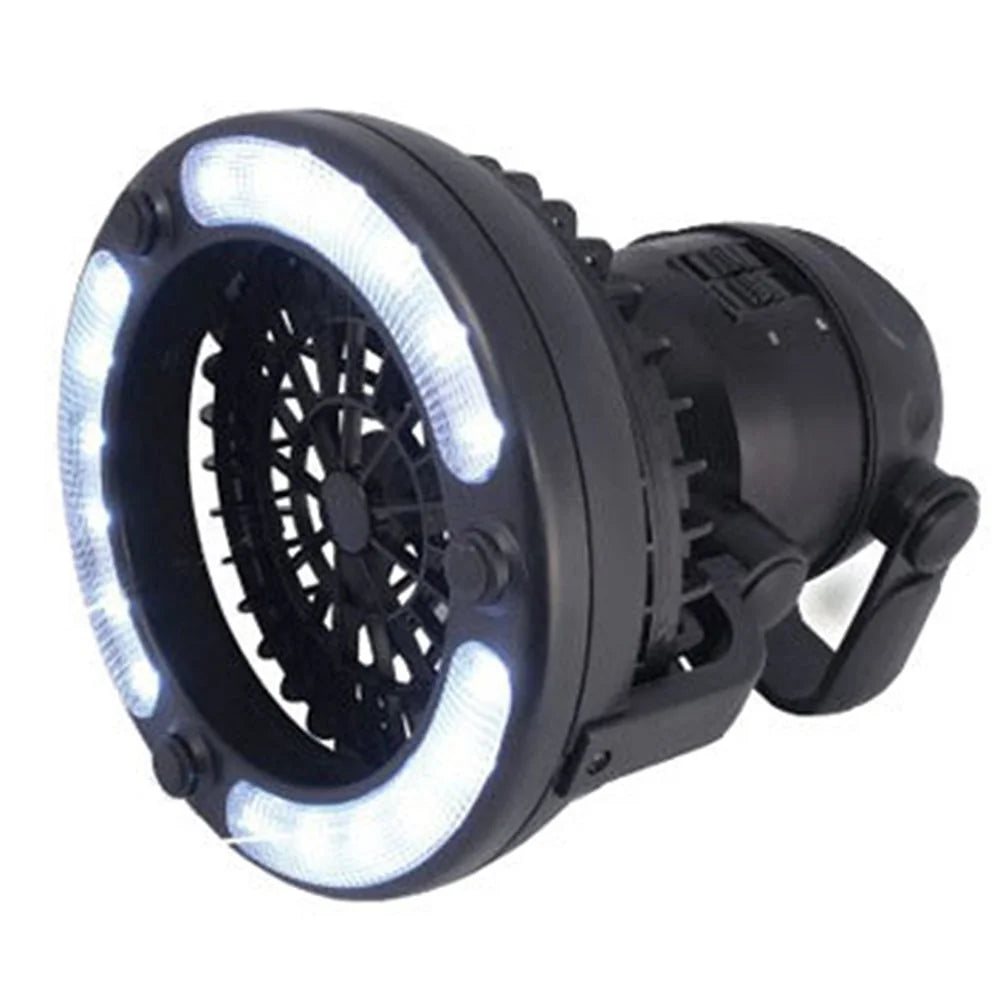 2-in-1 18 LED Camping Light Flashlight and Ceiling Fan G40167