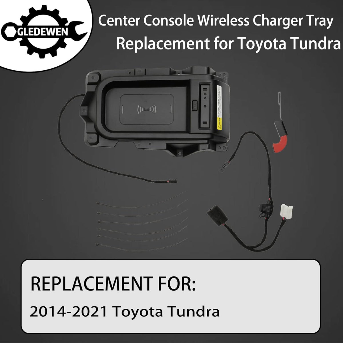 Center Console Wireless Charger Tray for Toyota Tundra L903421