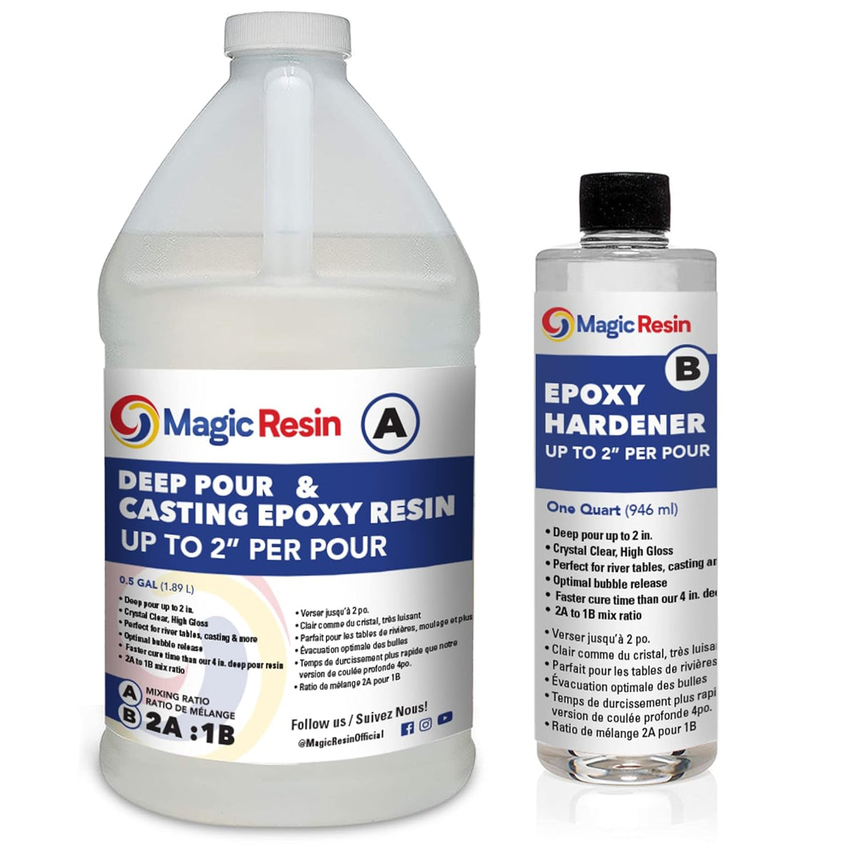 3/4 Gallon Deep Pour Epoxy Resin Kit J762