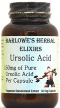 Ursolic Acid Extract 150mg 60 Veggie Capsules V712432