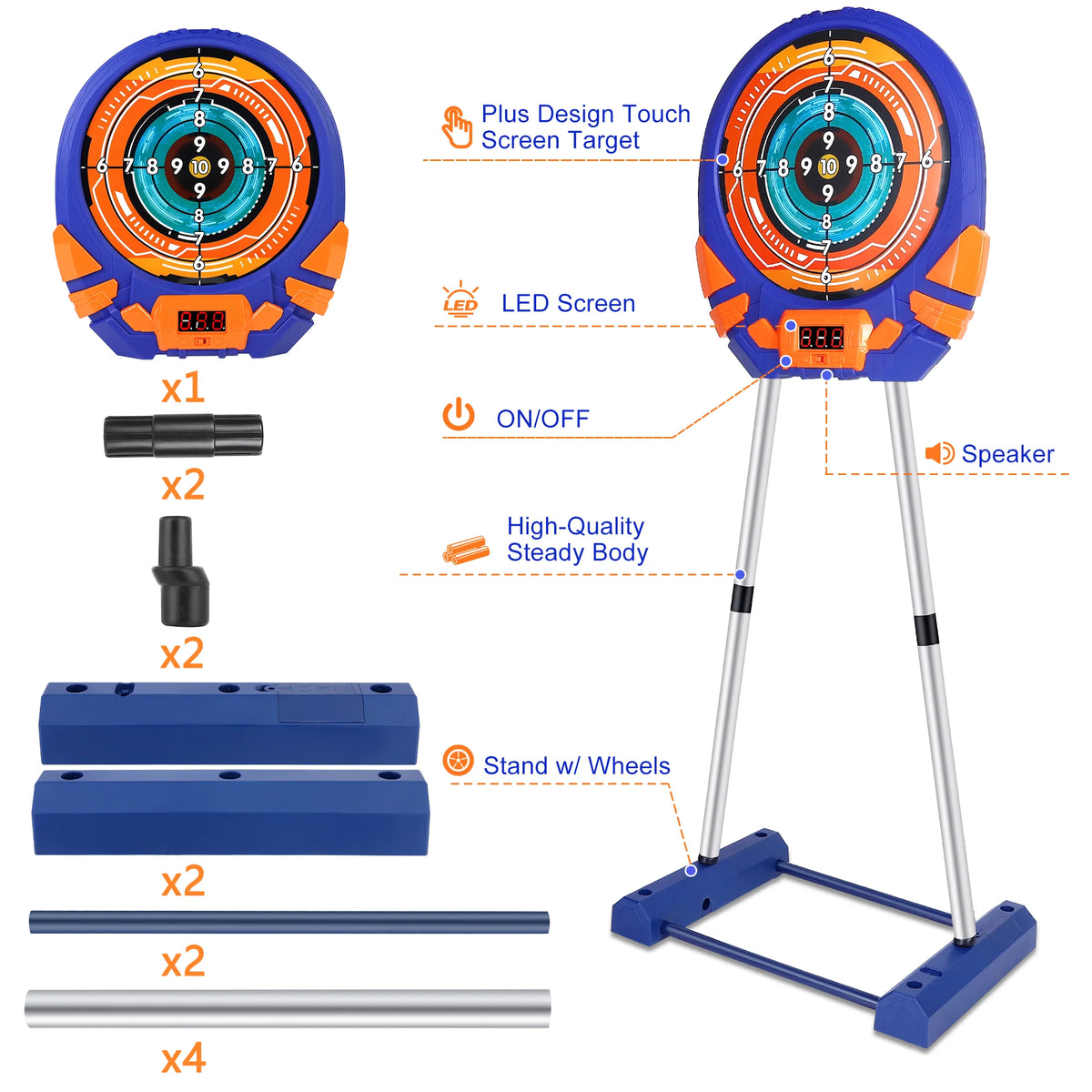 Digital Shooting Game Target with Touch Screen Y691097