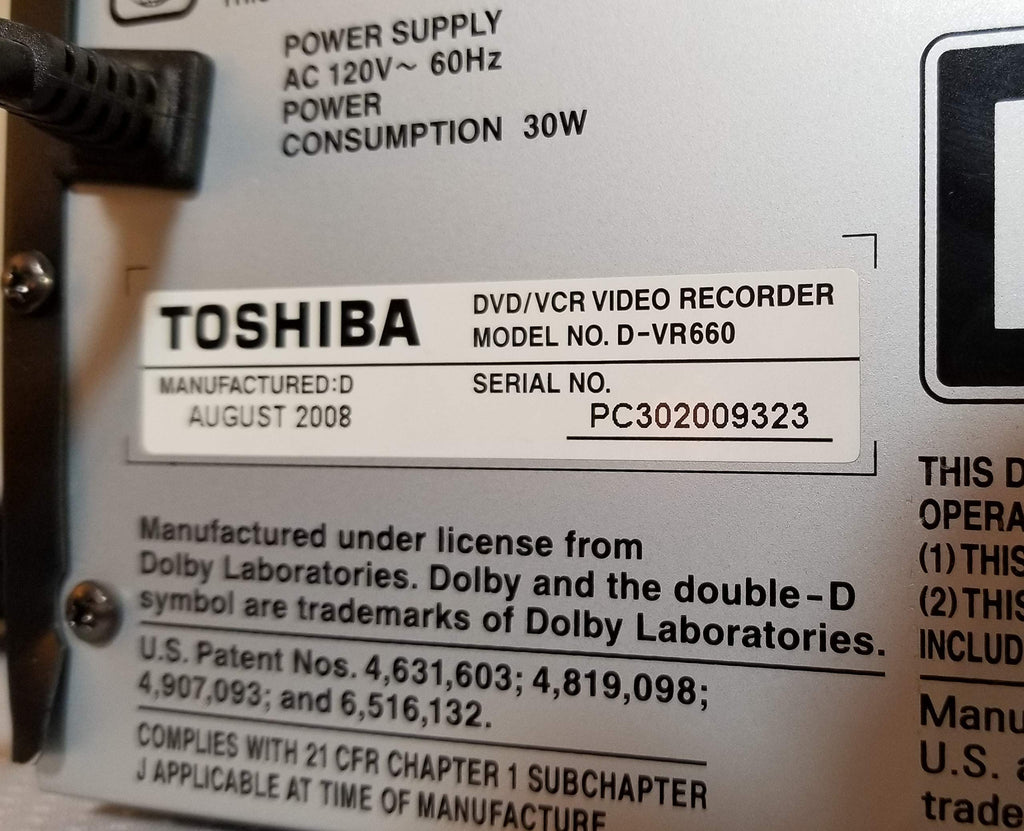 1080p Upconverting VHS DVD Recorder A815