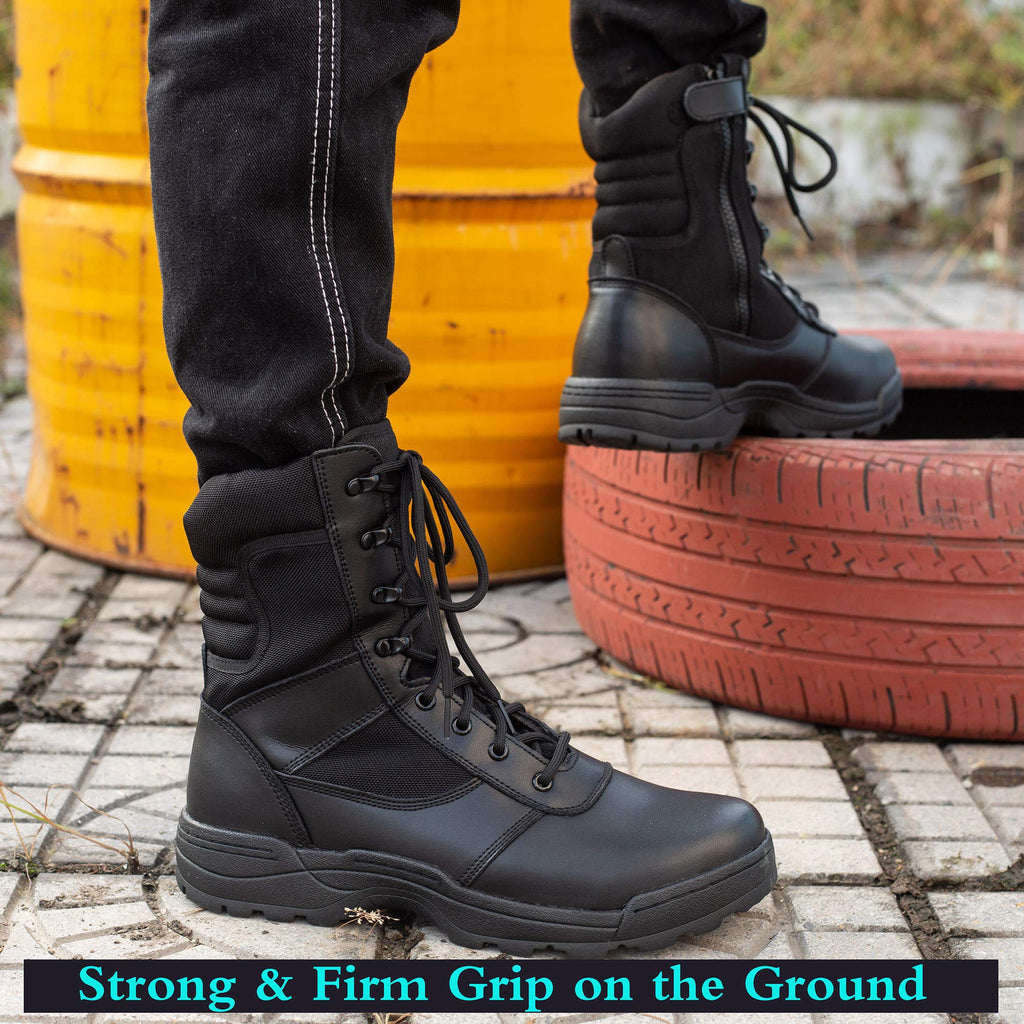 Men's Side Zipper Tactical Work Boots Z6246