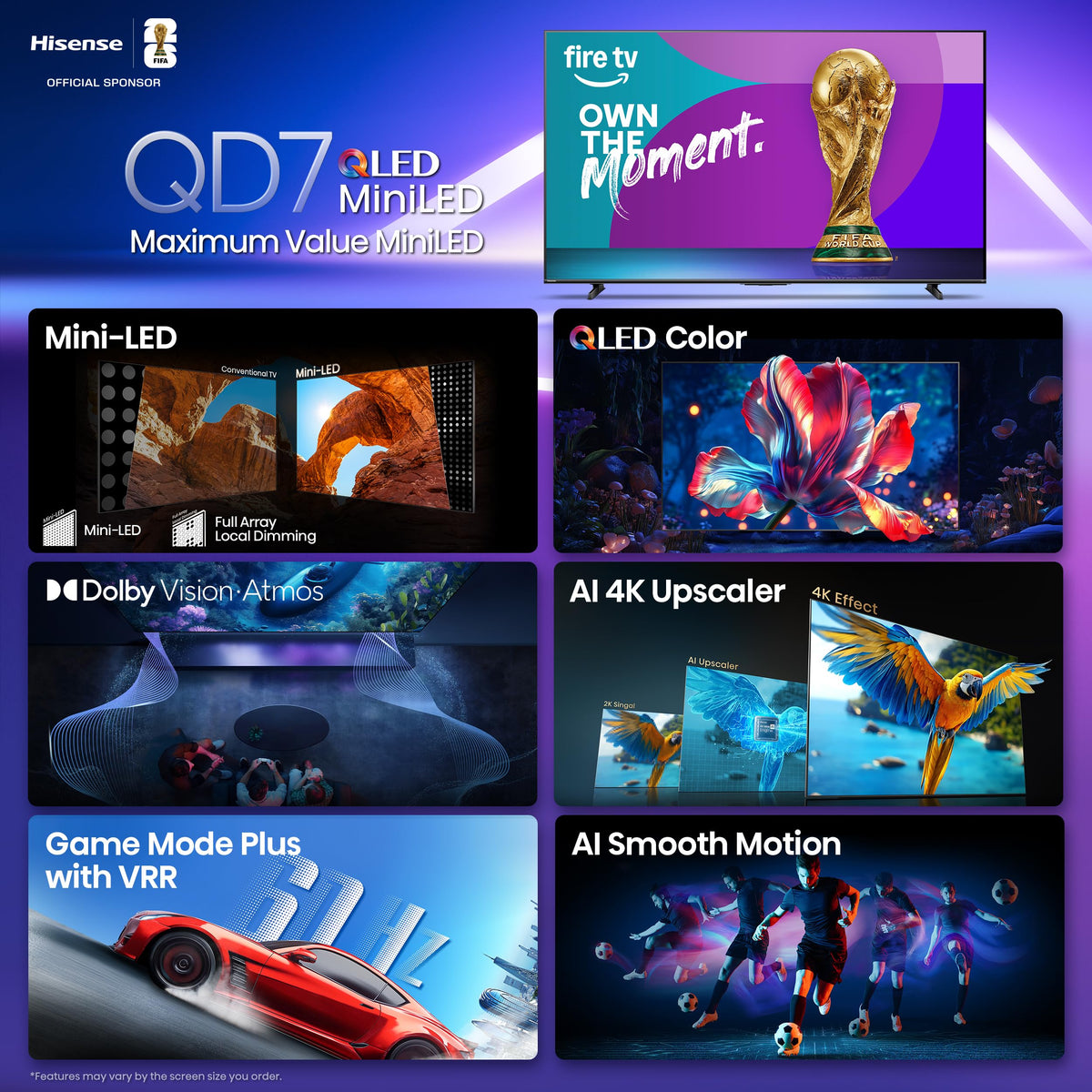65" Mini-LED 4K UHD Smart TV Y78901