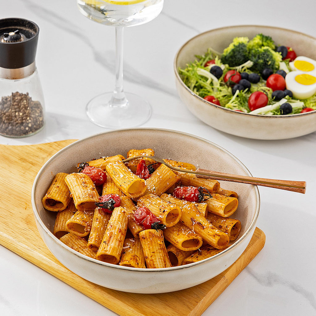 8.75'' 38oz Ceramic Pasta Bowls Set of 4 Q683640