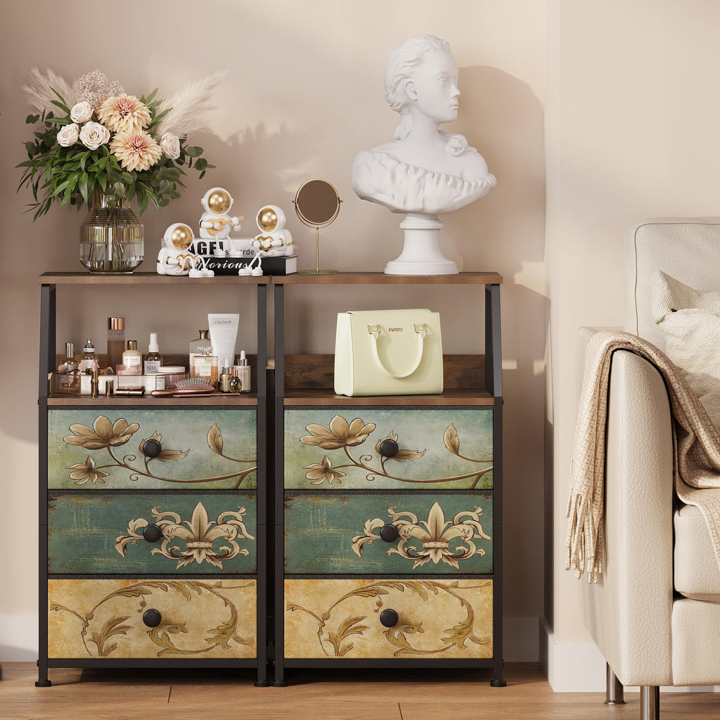 Fabric Drawers Dresser Storage Tower C6865