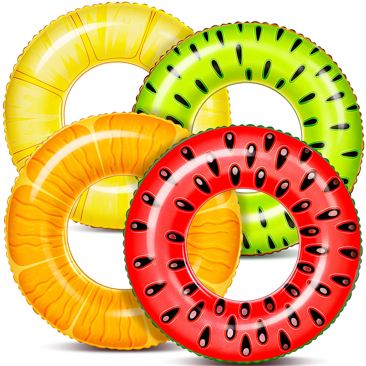 4 Pack Inflatable Pool Floats O983
