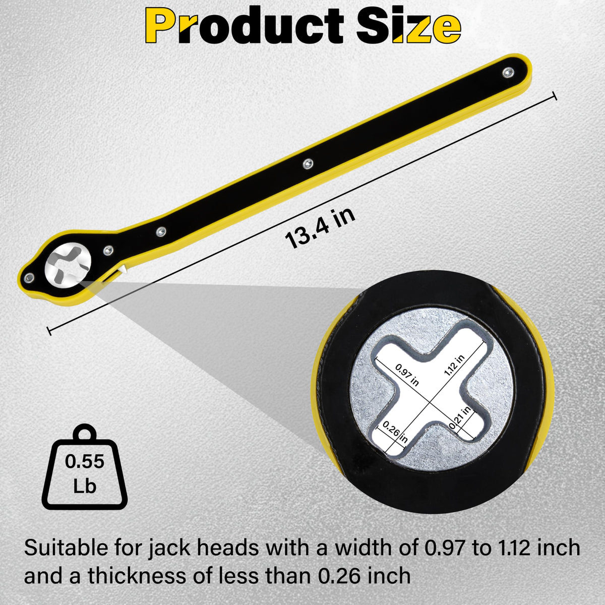 Car Jack Ratchet Wrench O5802