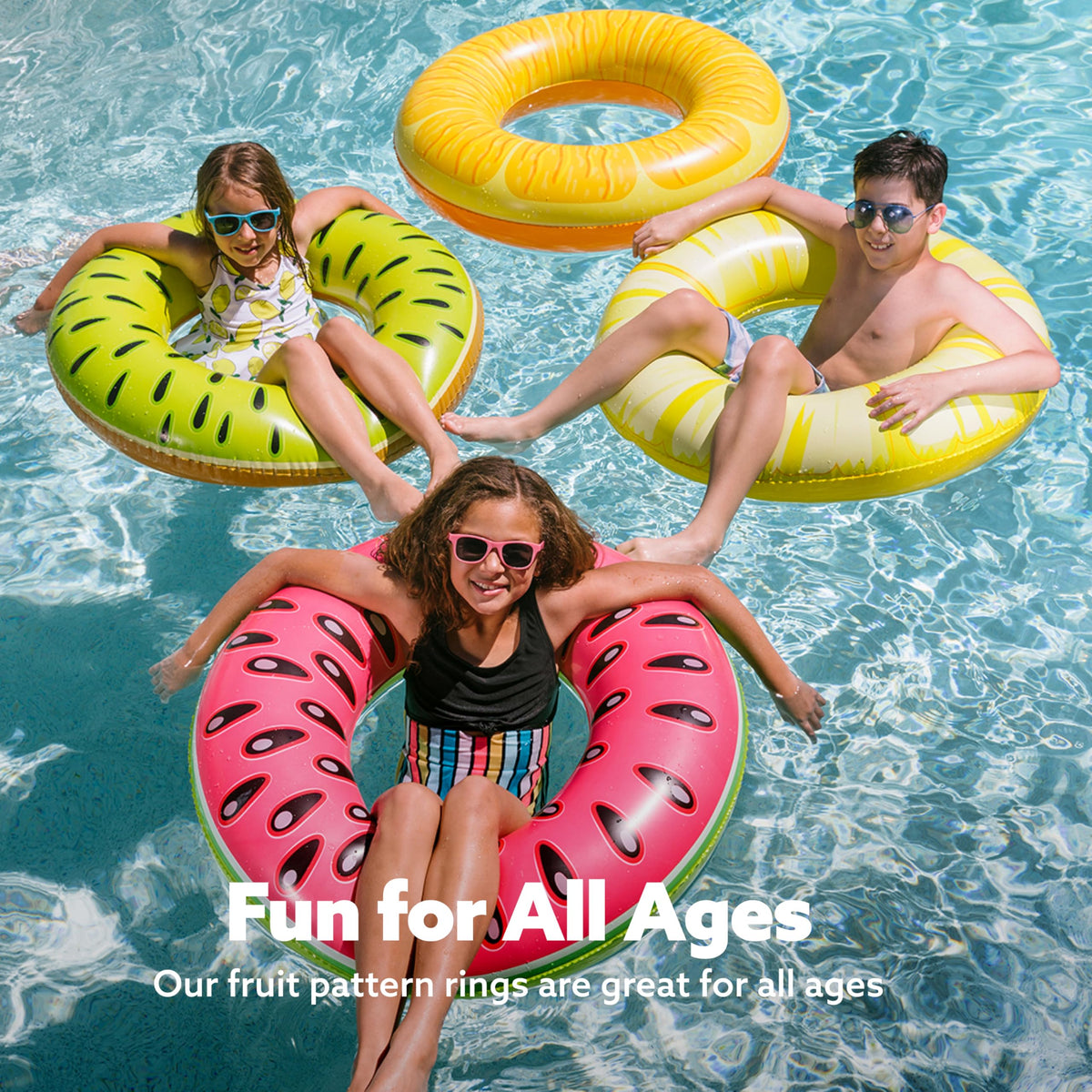 4 Pack Inflatable Pool Floats O983
