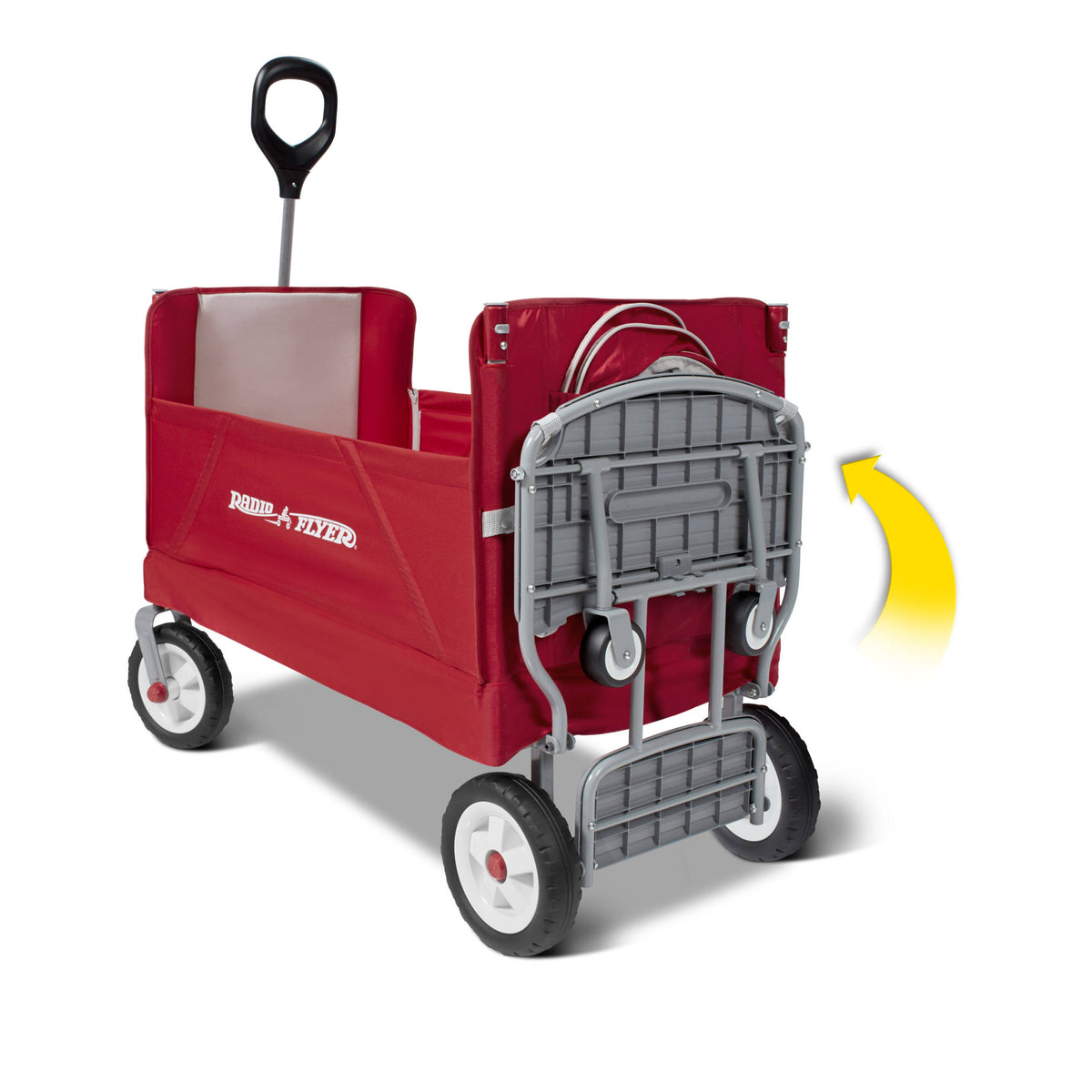 Folding Wagon with Canopy Red X3942