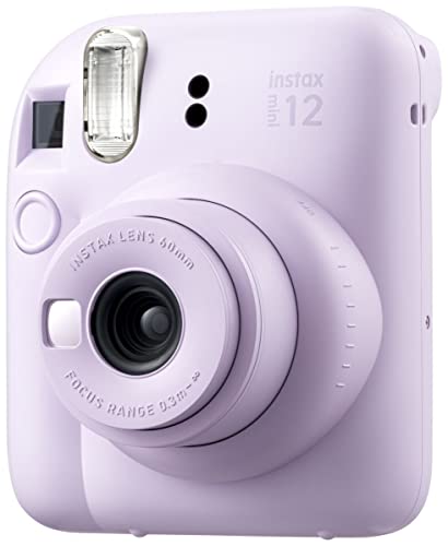 Instant Film Camera Pastel Blue with Twin Pack Instant Film 20 Prints and Case D747067