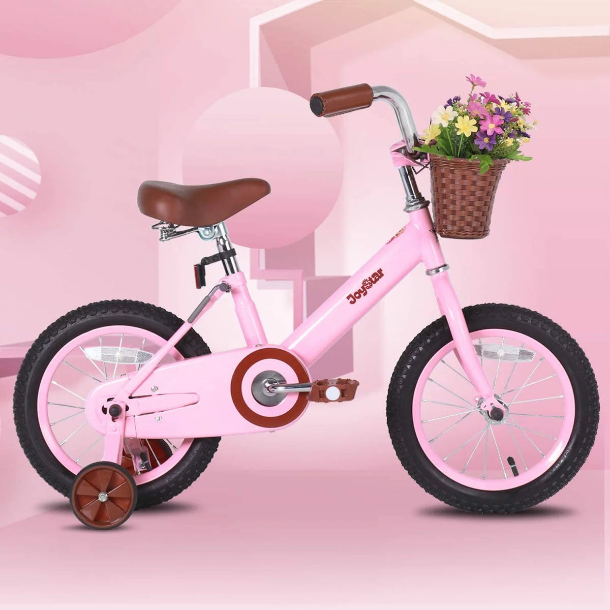 Kids Training Wheel Bike with Basket X317138